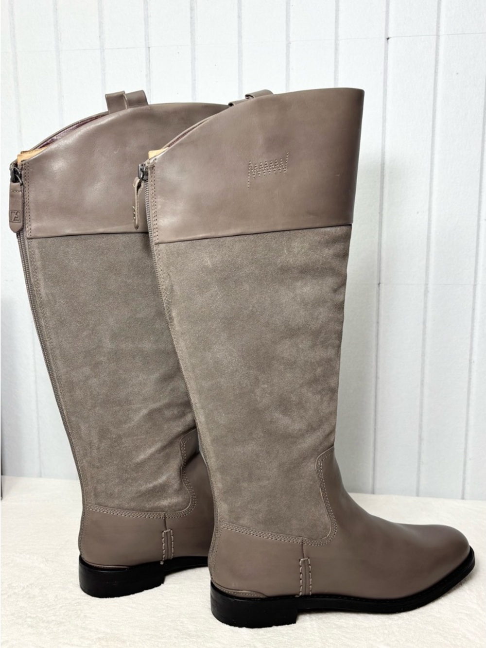 Franco Sarto L-MEYER2 GRAY‎ Knee-High Boots Size 10 M - Picture 5 of 15